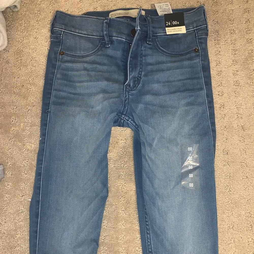Abercrombie and Fitch jeans light blue
